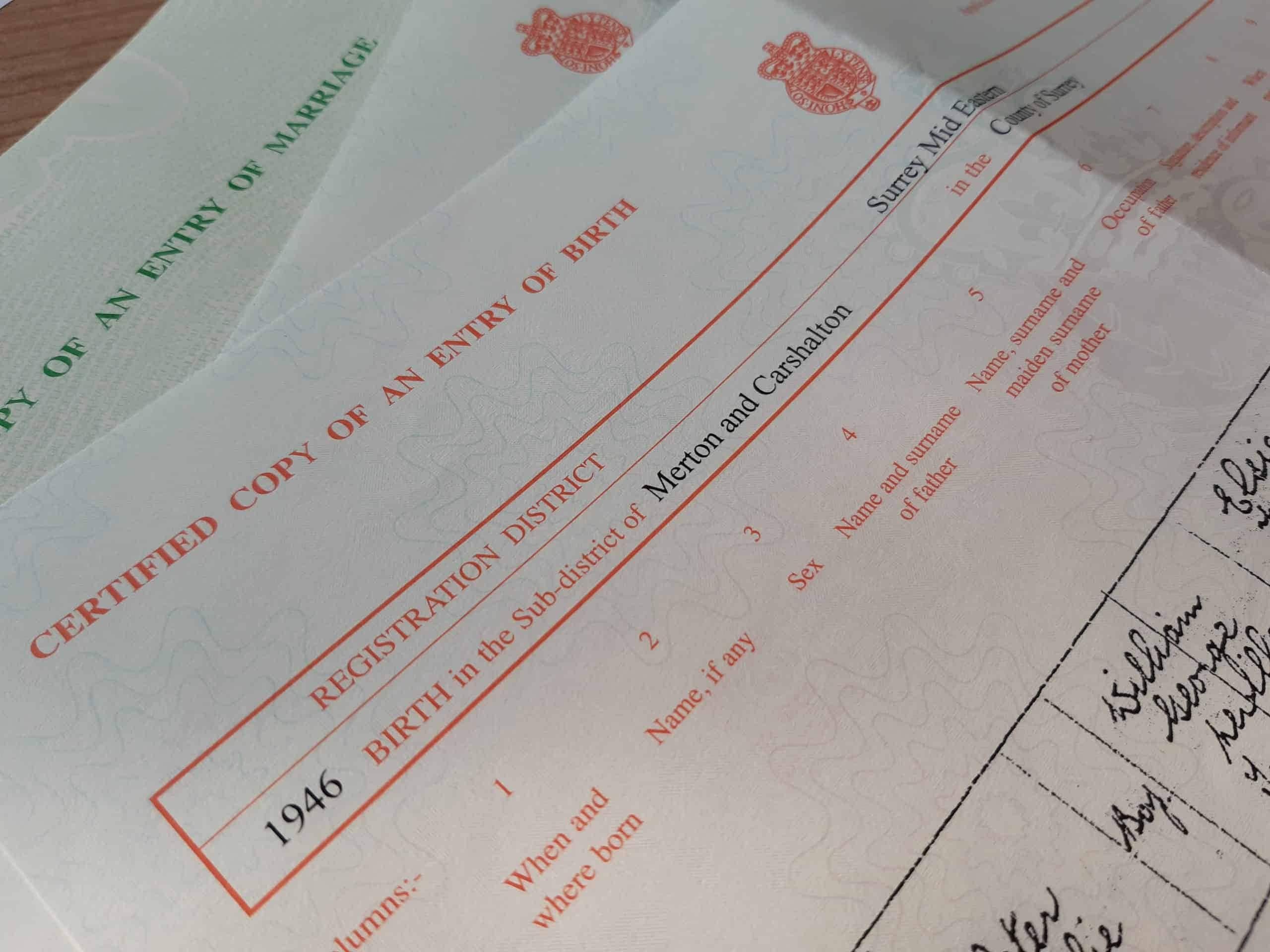 get birth certificate fake