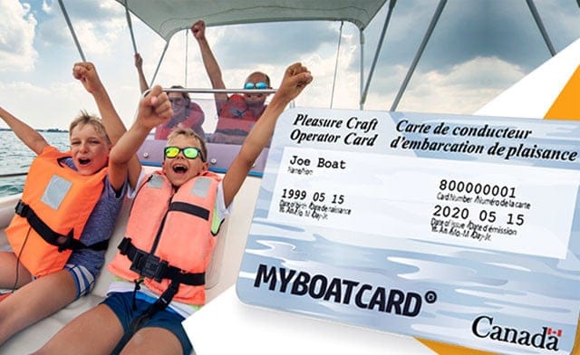 Licença para embarcações de recreio no Canadá
