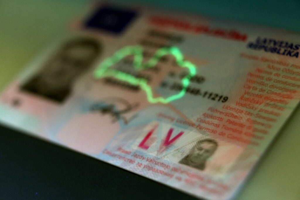 Lettischer Führerschein