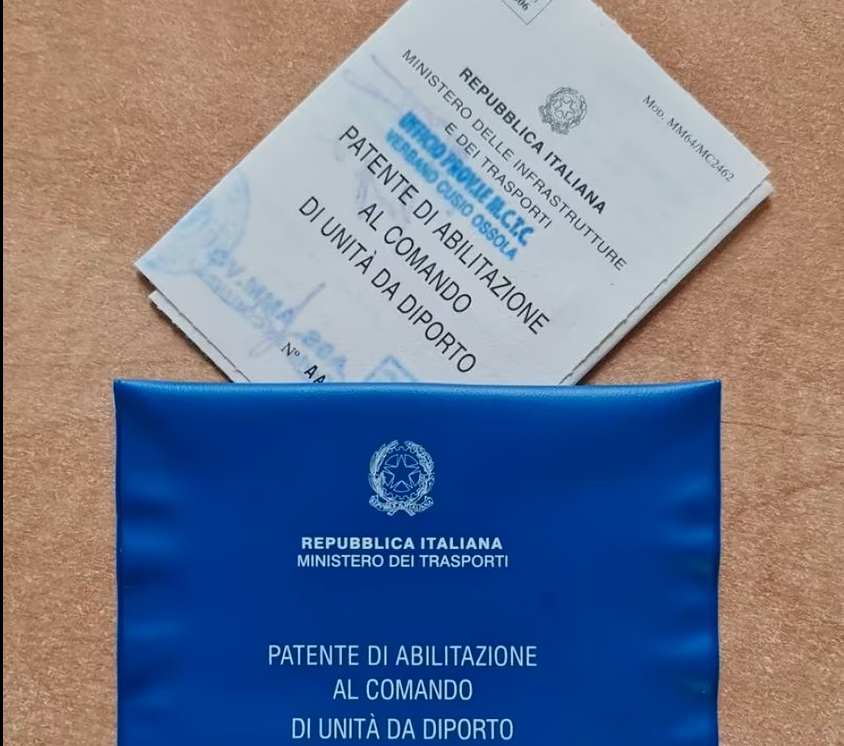 Włoska licencja na łódź