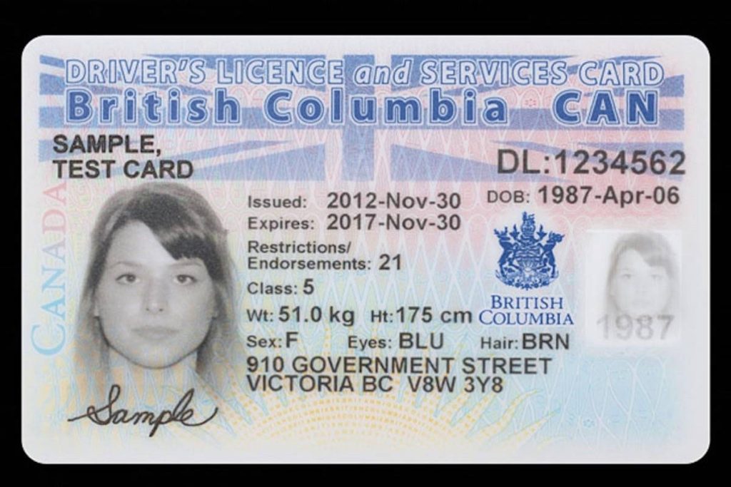 Køb British Columbia-kørekort