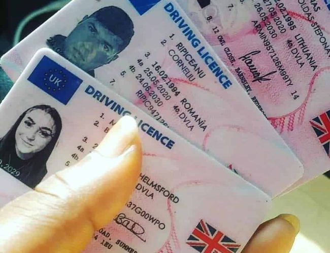 buy UK fake drivers license